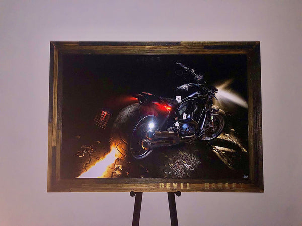 Rahmen für die Devil Harley - Art of Austria