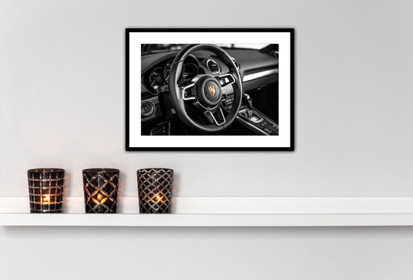 Porsche 718 Cockpit - Benzinkopf