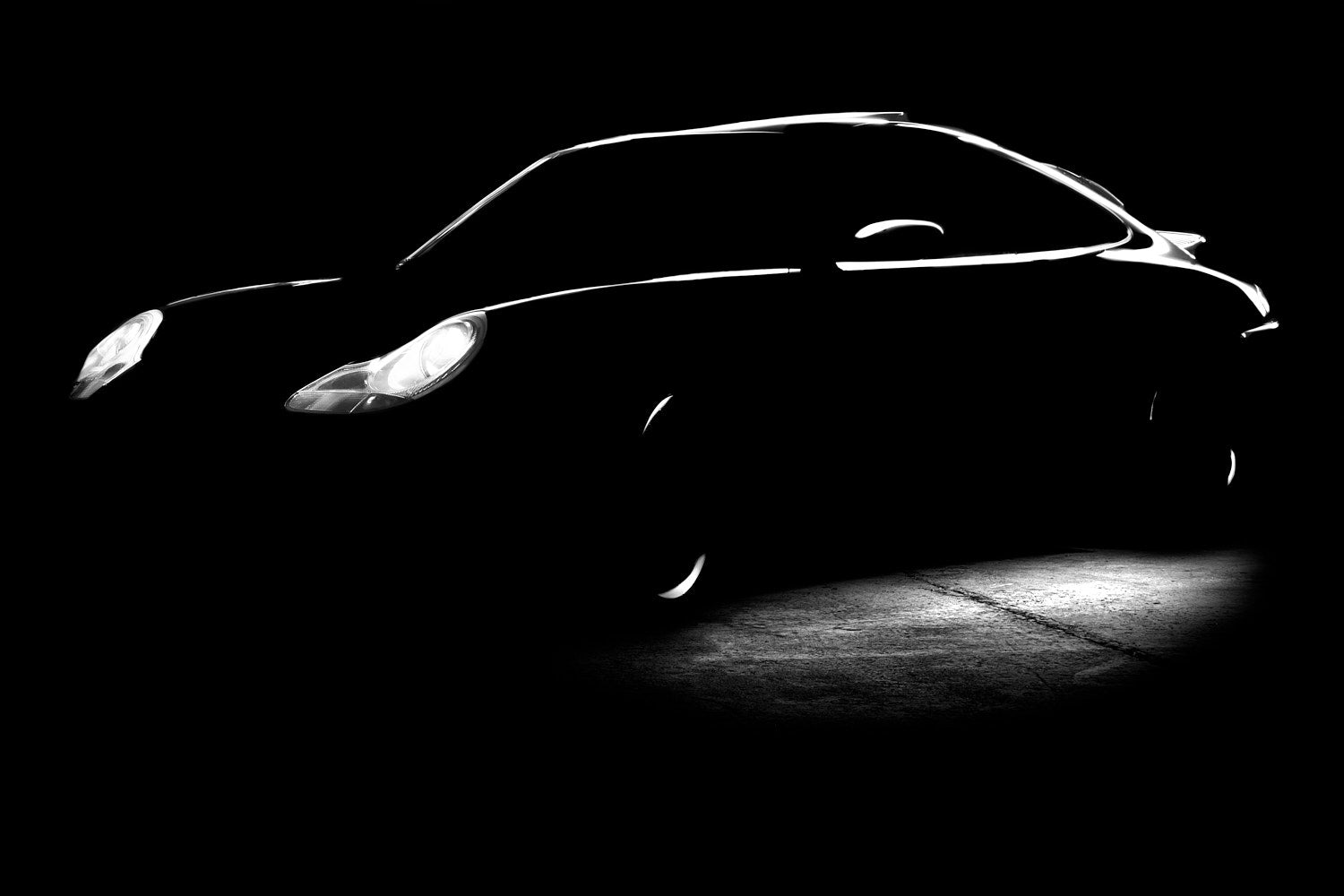 Silhouette - Benzinkopf